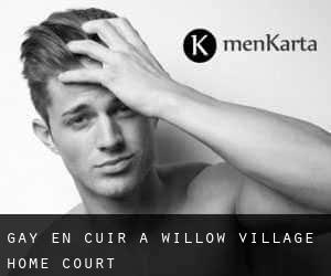 Gay en cuir à Willow Village Home Court